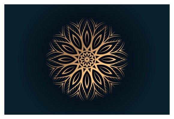Abstract Circular Decorative Mandala: A Versatile Graphic Design Asset for Branding and Marketing