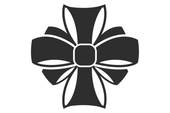 Decorative Bow Knot for Present Box: A Versatile Graphic Design Asset