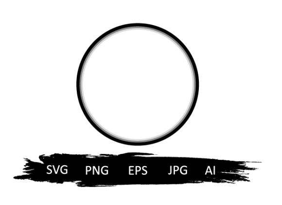Decorative Circle Frame: A Graphics Asset for Editorial and Web Design