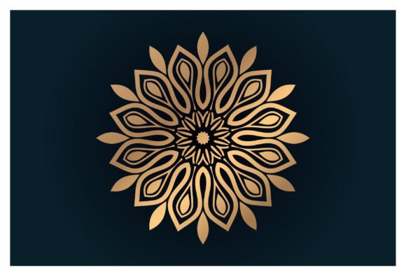 Decorative Golden Luxury Circular: A Designer’s Take on Branding Graphics