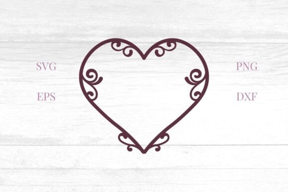 Decorative Heart SVG: A Timeless Graphic Design Asset for Handmade Creations