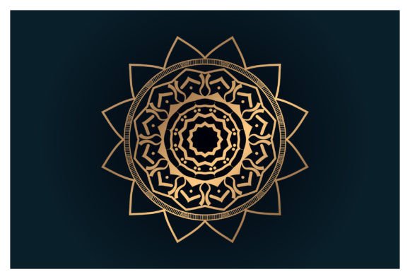 Decorative Ornament in Oriental Mandala: A Versatile Graphic Design Asset for Crafters