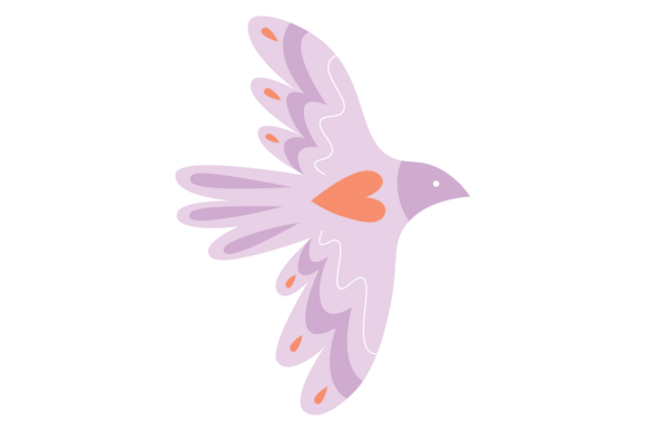 Decorative Shape for Bird Wrapping Pattern: A Versatile Graphic Design Asset