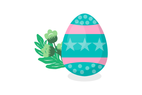 Easter Egg Celebration Decorative: A Versatile Graphic Design Asset for Spring Campaigns