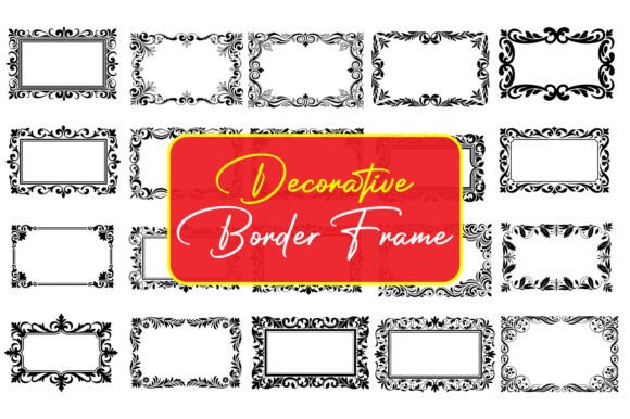 Elegant Decorative Border Frame: A Graphic Design Asset Worth Considering