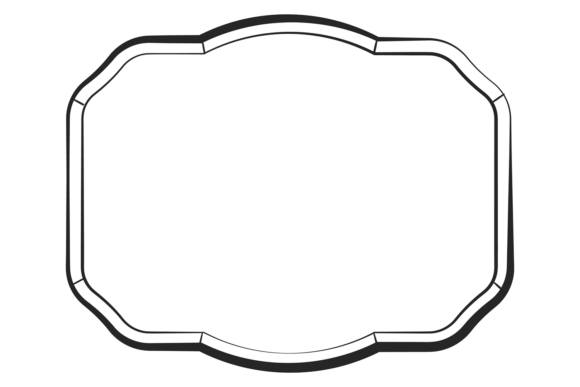 Geometric Line Frame Doodle: A Modern Design Asset for Creative Marketers