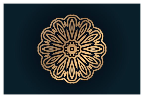 Gradient Decorative Mandala Design: A Versatile Graphic for Creative Sellers