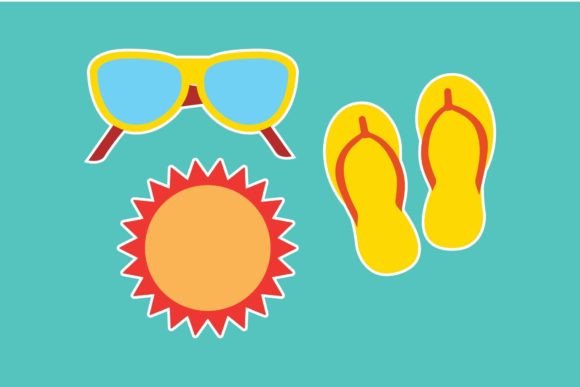 Summer Icon Decorative: A Versatile Graphic Design Asset for Creative Sellers