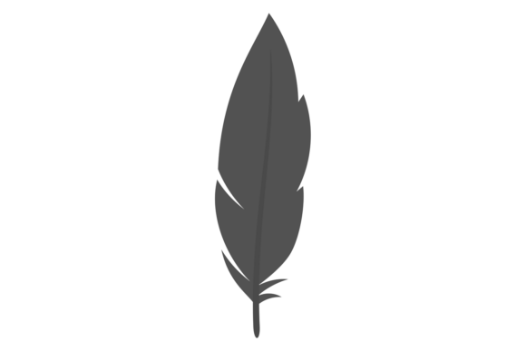 Writing Feather Icon. Decorative Flight: A Versatile Graphic for Branding and Packaging